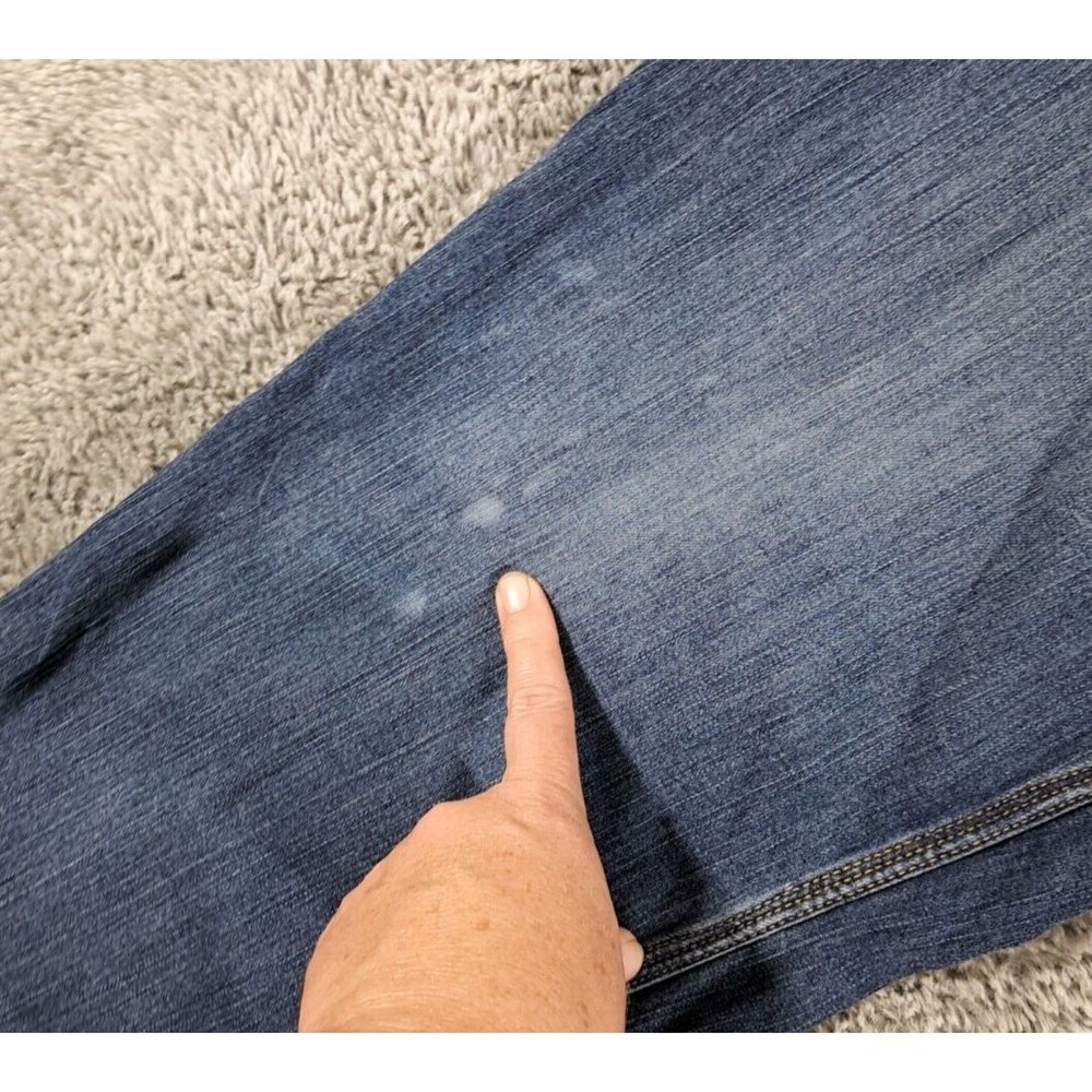 Wolverine Jeans Mens Sz 32x32 Blue Denim Flame Resistant FR Straight Workwear - Picture 3 of 14